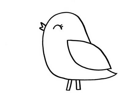 小鸟如何画简笔画又简单又漂亮 步骤图解