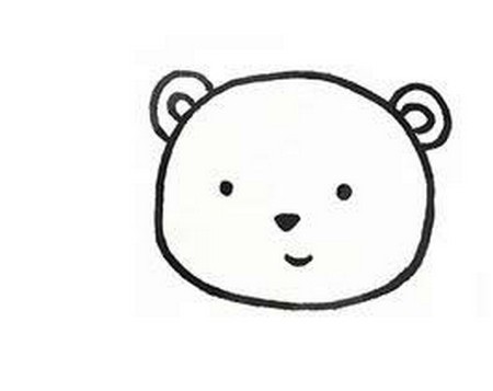 卡通小熊简笔画彩色画法 卡通小熊如何画简单又可爱