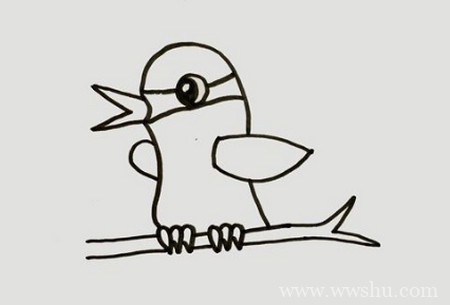 黄鹂鸟简笔画如何画简单又漂亮