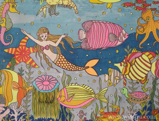 海底世界儿童画作品欣赏