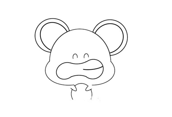 卡通老鼠如何画简笔画简单又可爱