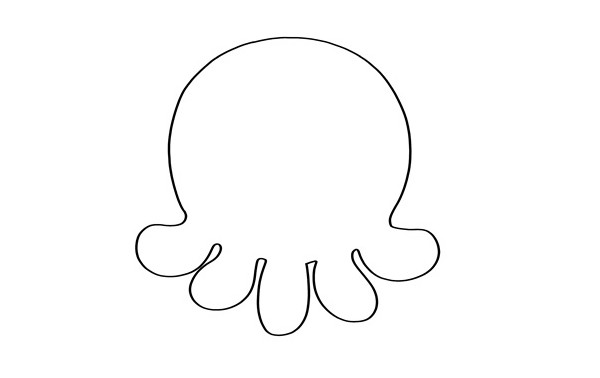 卡通章鱼如何画简单又可爱