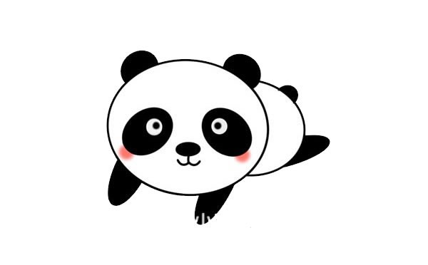 大熊猫宝宝如何画简笔画简单又可爱