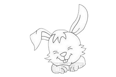 爱吃胡萝卜的小白兔简笔画如何画最可爱