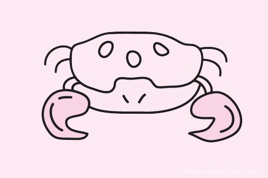 螃蟹简笔画简单步骤图解教程及图片大全