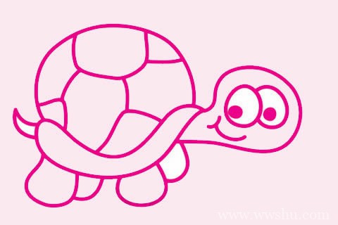 简单的乌龟简笔画画法步骤教程及图片大全