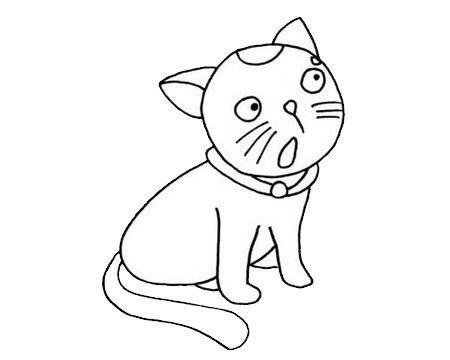 猫咪简笔画超简单画法步骤图片大全