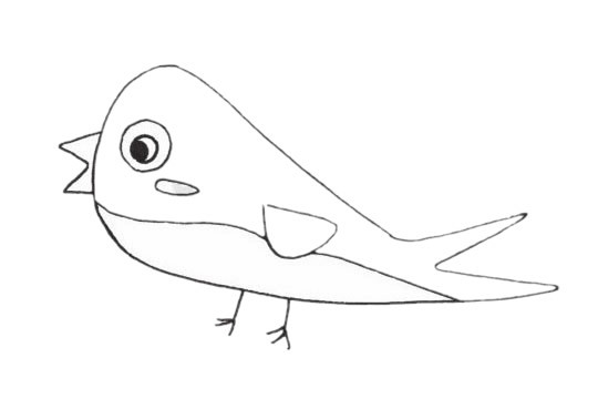 小燕子最简单的画法 超简单小燕子简笔画画法步骤教程