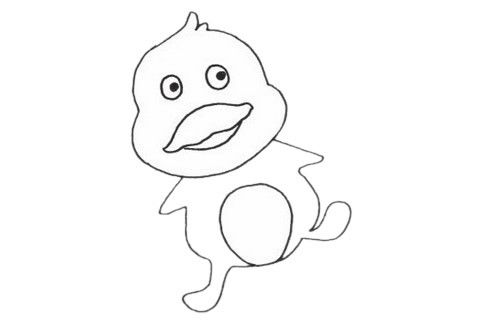 小鸭子如何画简单漂亮 小鸭子简笔画步骤图解教程
