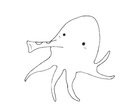 简单又漂亮的章鱼如何画 卡通章鱼简笔画步骤图解教程