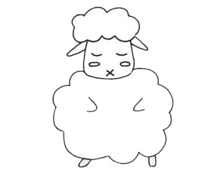 最简单的绵羊如何画 小绵羊如何画简单又漂亮