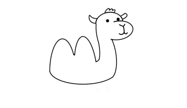 骆驼如何画简单又漂亮 卡通骆驼简笔画步骤图解教程