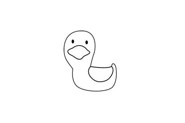 小鸭子如何画简单漂亮 卡通鸭子简笔画步骤图片大全