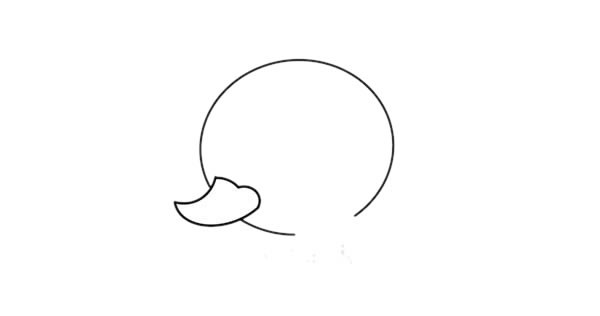 小鸭子如何画简单漂亮 可爱小鸭子简笔画步骤图片大全