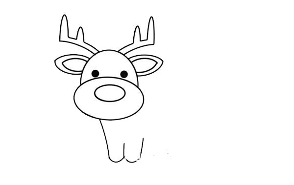 驯鹿如何画简单又漂亮 驯鹿简笔画步骤画法教程
