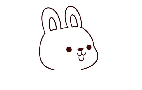 兔子如何画简单漂亮可爱 抱着胡萝卜的小兔子简笔画步骤图解教程