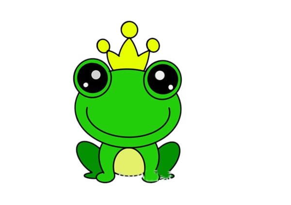 青蛙王子如何画简笔画简单又漂亮