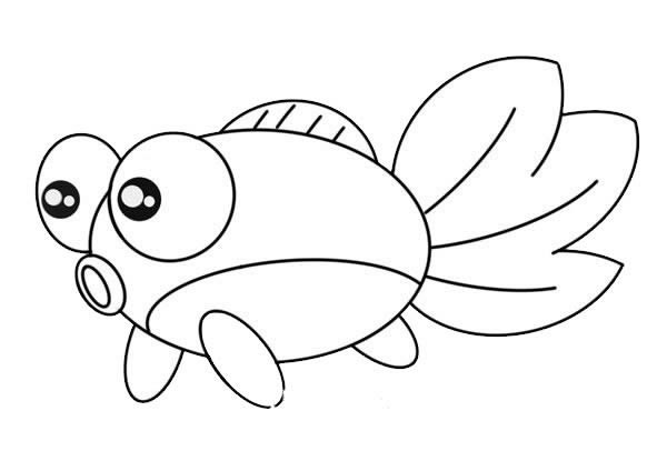 可爱金鱼如何画简笔画简单又漂亮