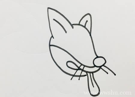 黄鼠狼如何画简单又漂亮步骤图-黄鼠狼简笔画