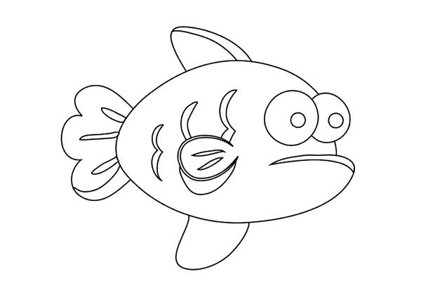 简单的海洋生物简笔画 卡通海洋生物简笔画图片大全