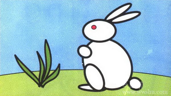 兔子的简单画法 兔子简笔画步骤图解教程