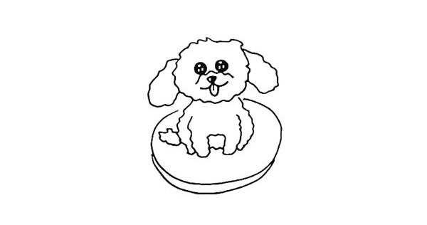泰迪犬如何画 泰迪犬简笔画步骤图解教程