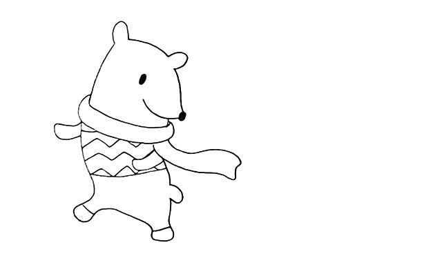 北极熊如何画 可爱的北极熊简笔画教程步骤图片大全