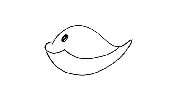 可爱的鲸鱼如何画 鲸鱼简笔画彩色画法步骤图教程