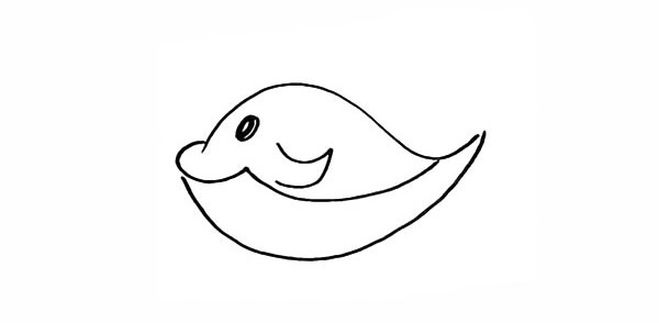 可爱的鲸鱼如何画 鲸鱼简笔画彩色画法步骤图教程