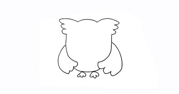 可爱的猫头鹰如何画 猫头鹰简笔画画法步骤图教程