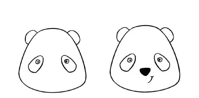 熊猫简笔画步骤教程及图片大全
