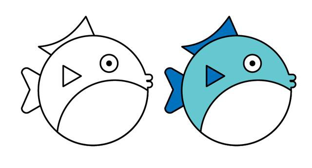 10种不同的海洋生物简笔画 一起画海底世界的小鱼吧