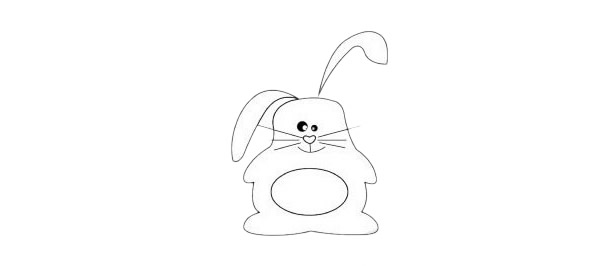 卡通兔子简笔画简单画法步骤教程及图片大全