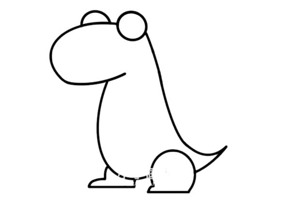 可爱恐龙简笔画大全带颜色_卡通恐龙简笔画画法步骤教程