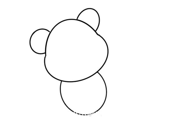 玩具小熊如何画_玩具小熊简笔画画法步骤图片教程