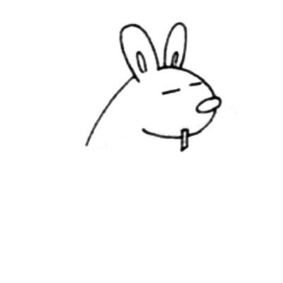 【可爱袋鼠简笔画】可爱彩色袋鼠简笔画的画法步骤教程