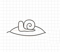 【蜗牛简笔画】蜗牛简笔画带颜色的画法步骤教程