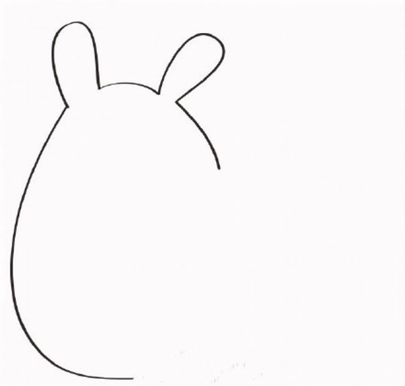 【龙猫打伞简笔画】龙猫打伞简笔画的画法步骤教程