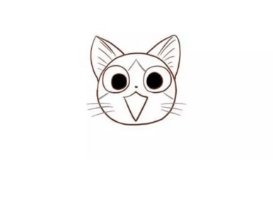 【起司猫简笔画】起司猫简笔画的画法步骤教程