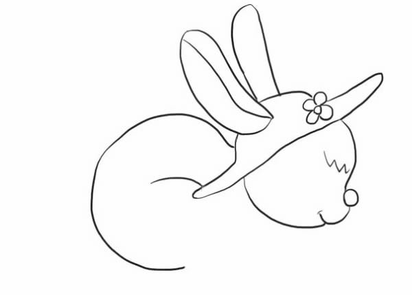 奔跑的兔子简笔画如何画 兔子简笔画的画法步骤图解教程