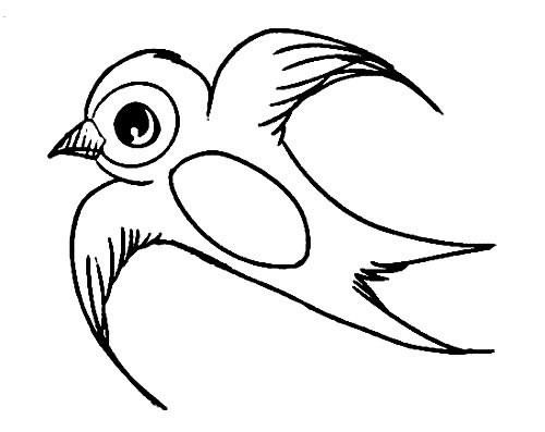 12款简单的小燕子简笔画图片 怎样画小燕子简单画法