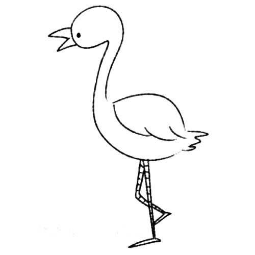 动物简笔画：简笔画小鸟的画法步骤图