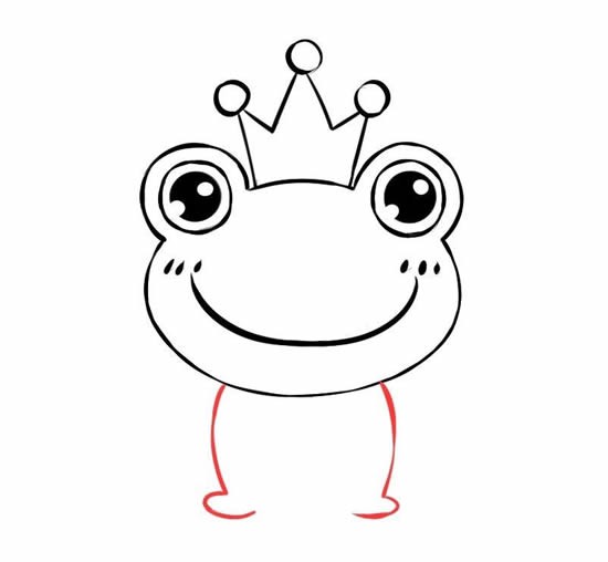 【青蛙王子简笔画】青蛙王子简笔&amp;#8203;画步骤图解教程