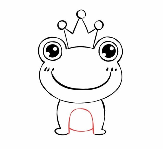 【青蛙王子简笔画】青蛙王子简笔&amp;#8203;画步骤图解教程