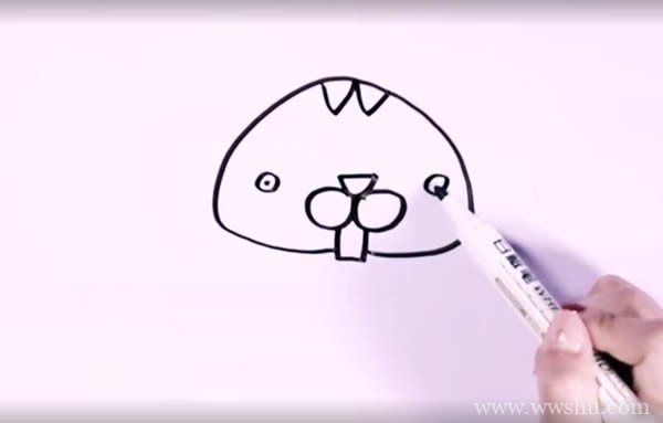 【可爱小松鼠简笔画】可爱小松鼠的画法简笔画步骤图解