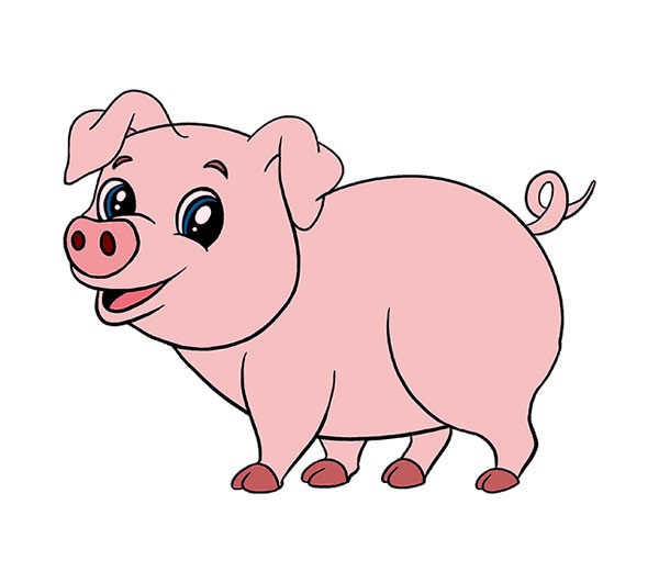 【猪的简笔画】可爱的小猪简笔画图片大全