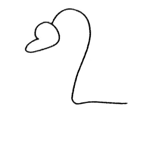 【天鹅简笔画】简单的天鹅简笔画步骤图片大全
