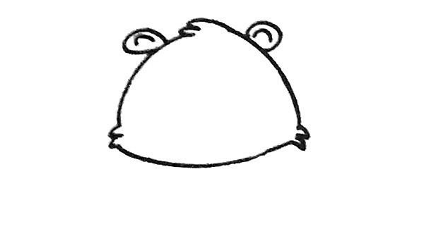 可爱的小浣熊简笔画步骤图解教程_浣熊的简单画法