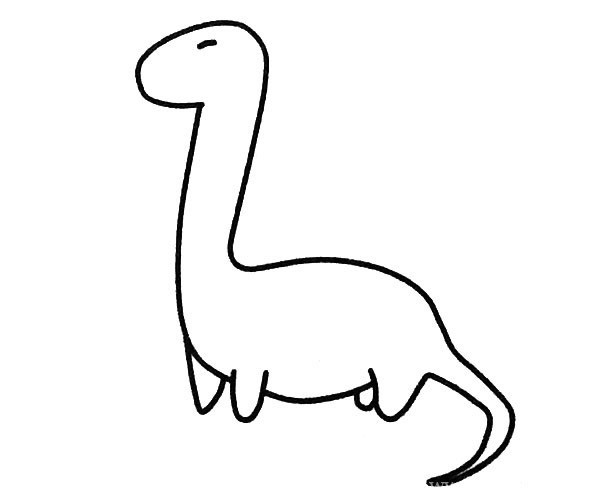 6款卡通恐龙简笔画图片大全 卡通恐龙的简单画法