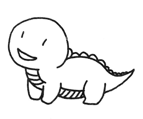 儿童恐龙的简单画法大全 恐龙简笔画